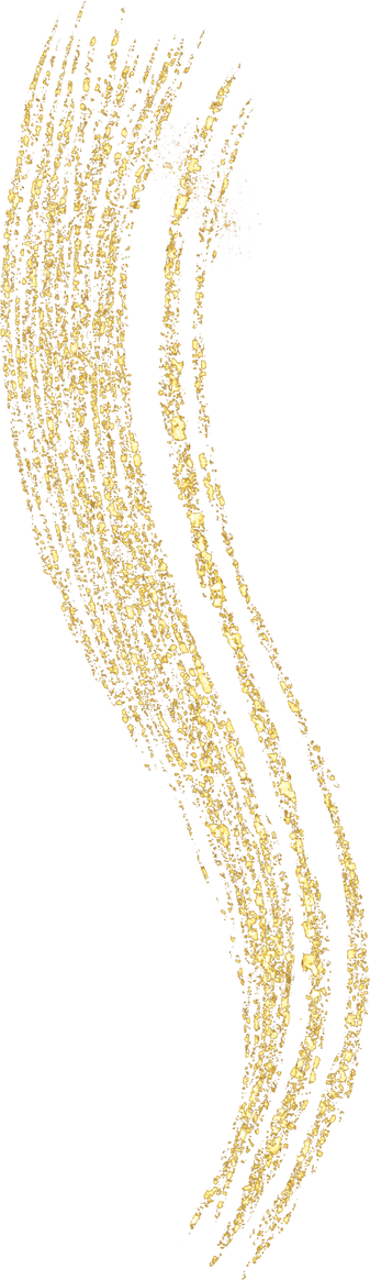 gold glitter curve