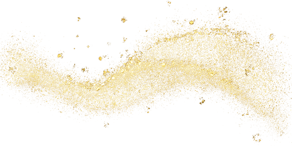 gold glitter shiny sprinkles curve