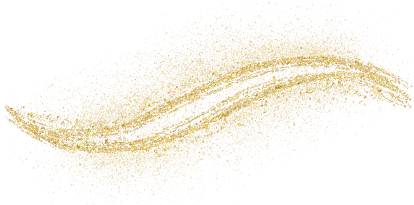 gold glitter shiny sprinkles curve