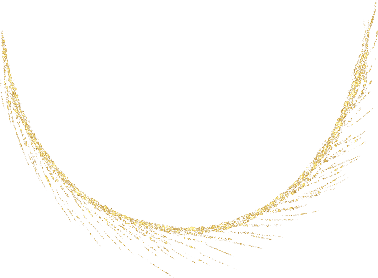 gold glitter curve
